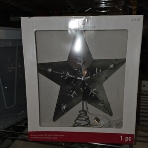 Star Tree Topper with LED Lights
